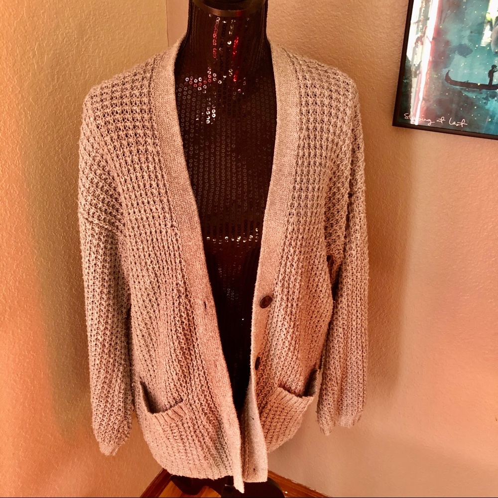 American Eagle Waffle Knit Sweater